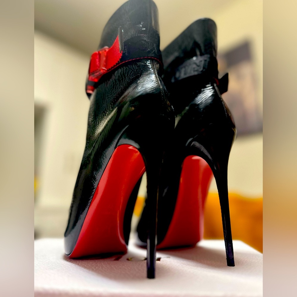 Christian Loubotin Ankle Boots heels 120